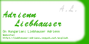 adrienn liebhauser business card